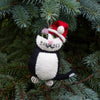 The Kitty Collection of 4 Santa Cat Felt Ornament - The Village Country Store 