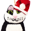 The Kitty Collection of 4 Santa Cat Felt Ornament - The Village Country Store 