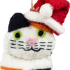 The Kitty Collection of 4 Santa Cat Felt Ornament - The Village Country Store 