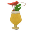 Global Groove Life Holiday Pina Colada Felt Ornament