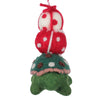 Global Groove Life Holiday Pressie Tortoise Felt Christmas Ornament