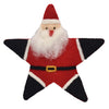Global Groove Life Holiday Santa Star Tree Topper Felt Ornament