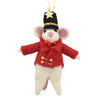 Global Groove Life Holiday Showman Mouse Felt Ornament