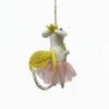 Global Groove Life Holiday Star Fairy Mouse Felt Ornament