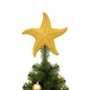 Global Groove Life Holiday Starfish Tree Topper Felt Ornament