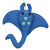 Global Groove Life Holiday Sting Ray Felt Ornament