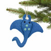 Global Groove Life Holiday Sting Ray Felt Ornament
