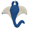 Global Groove Life Holiday Sting Ray Felt Ornament