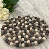 Global Groove Life Home Felt Casserole Trivet, Pebble