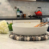 Global Groove Life Home Felt Casserole Trivet, Pebble