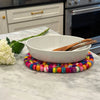 Global Groove Life Home Felt Casserole Trivet, Rainbow Tie Dye