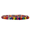 Global Groove Life Home Felt Casserole Trivet, Rainbow Tie Dye