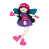 Global Groove Life Kids Mushroom Bonnet Tooth Fairy Pillow Brunette Hot Pink