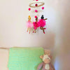 Pink Ballerina Felt Nursery Mobile - The Village Country Store 