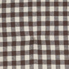 Mayflower Market Chair Pad Coffee Brown Gingham Chair Pad with Ties - 15.5x17 Rustic Farmhouse Seat Cushion