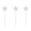 Mayflower Market Decorative Pick Painted Metal American Flag Theme Star on Pick Set of 3 12x3.5