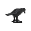 Mayflower Market Figurine Black Metal Crow 3.5x6.25x3