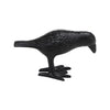Mayflower Market Figurine Black Metal Crow 3.5x6.25x3