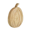 Mayflower Market Figurine Carved Wooden Pumpkin Natural 10x7.25x1.5