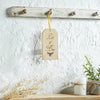Mayflower Market Ornament Buzzy Bees Let It Bee MDF Tag Ornament w/ Ribbon 7x3.75x0.5