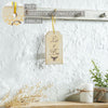 Mayflower Market Ornament Buzzy Bees Let It Bee MDF Tag Ornament w/ Ribbon 7x3.75x0.5