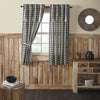 Mayflower Market Panel My Country Short Panel with Attached Scalloped Layered Valance Set of 2 63x36