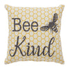 Mayflower Market Pillow Buzzy Bees Bee Kind Pillow 6x6