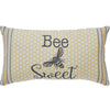 Mayflower Market Pillow Buzzy Bees Bee Sweet Pillow 7x13