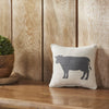 Mayflower Market Pillow Finders Keepers Cow Silhouette Pillow 6x6