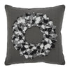 Mayflower Market Pillow Finders Keepers Fabric Wreath Pillow 14x14