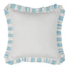 Mayflower Market Pillow Finders Keepers Hydrangea Ruffled Pillow 12x12