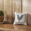 Mayflower Market Pillow Finders Keepers Rooster Silhouette Pillow 6x6