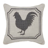 Mayflower Market Pillow Finders Keepers Rooster Silhouette Pillow 6x6
