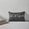 Mayflower Market Pillow Finders Keepers Sit A Spell Pillow 9.5x14