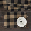 Mayflower Market Placemat Black Check Placemat Set of 6 13x19