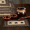 Mayflower Market Placemat Colonial Star Jute Rect Placemat Set of 6 10x15