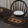 Mayflower Market Placemat Farmhouse Jute Placemat Stencil Stars Set of 6 10x15