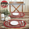 Mayflower Market Placemat Forrester Indoor/Outdoor Oval Placemat 13x19