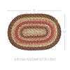 Mayflower Market Placemat Ginger Spice Jute Oval Placemat Set of 6 10x15