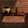 Mayflower Market Placemat Ginger Spice Jute Rect Placemat Set of 6 10x15