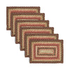 Mayflower Market Placemat Ginger Spice Jute Rect Placemat Set of 6 10x15
