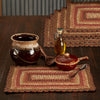 Mayflower Market Placemat Ginger Spice Jute Rect Placemat Set of 6 12x18