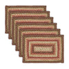 Mayflower Market Placemat Ginger Spice Jute Rect Placemat Set of 6 12x18