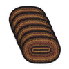 Mayflower Market Placemat Heritage Farms Jute Oval Placemat Set of 6 10x15