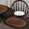 Mayflower Market Placemat Heritage Farms Jute Oval Placemat Set of 6 12x18
