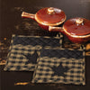 Mayflower Market Pot Holder Black Star Pot Holder Set of 2 8x8
