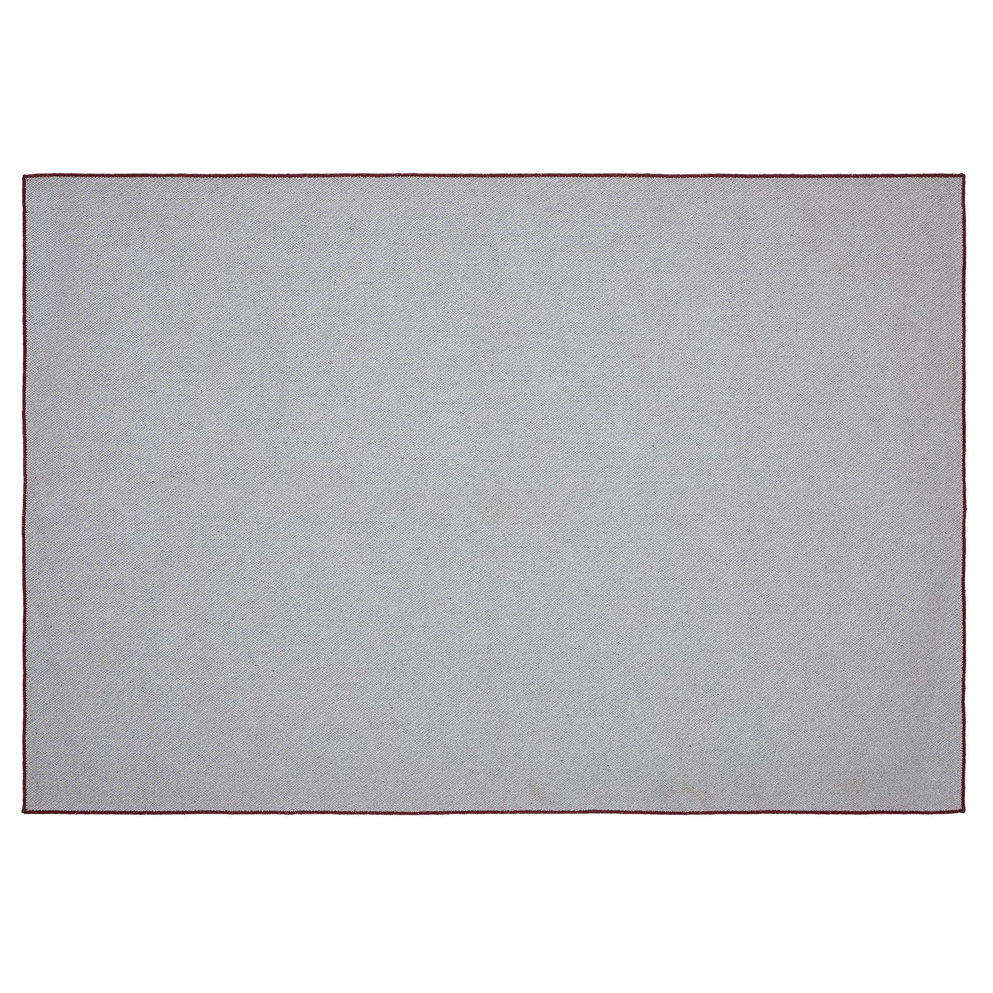 Custom House Burgundy Tan Jacquard Indoor/Outdoor Rug Rect 48x72