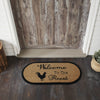 Mayflower Market Rug Down Home Welcome to the Roost Coir Rug Oval 17x36