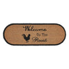 Mayflower Market Rug Down Home Welcome to the Roost Coir Rug Oval 17x48