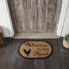 Mayflower Market Rug Down Home Welcome to the Roost Coir Rug Oval 20x30
